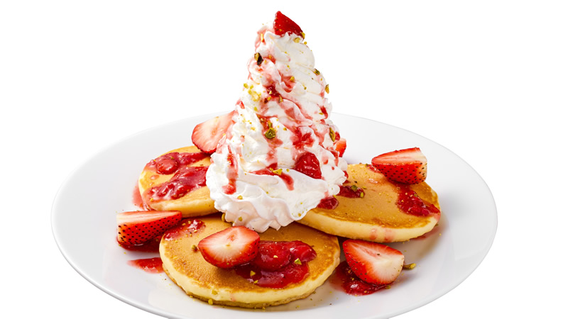 ストロベリータワーパンケーキ