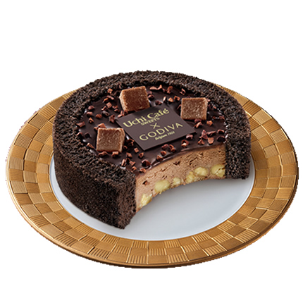 ウチ カフェ×ゴディバ ショコラアイスクリームロールケーキ
