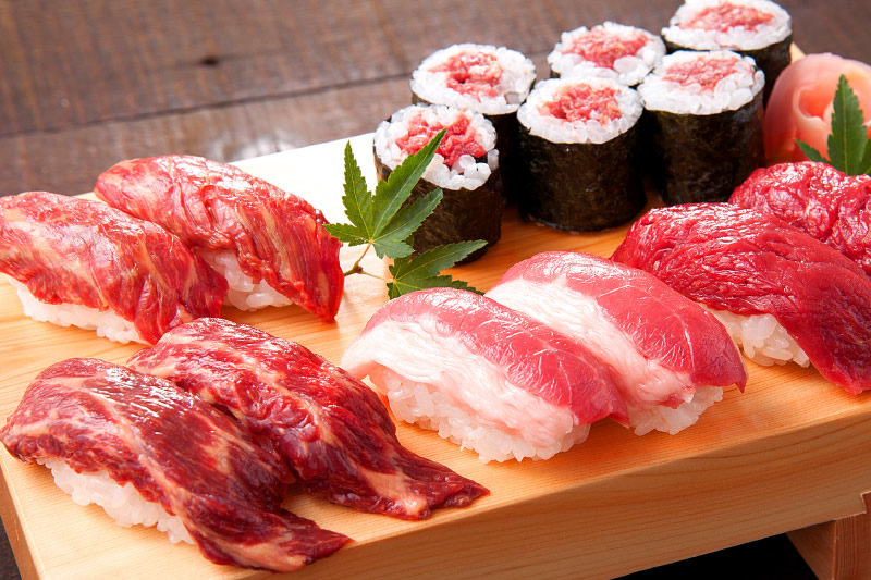 馬肉酒場三村上野店 馬肉寿司