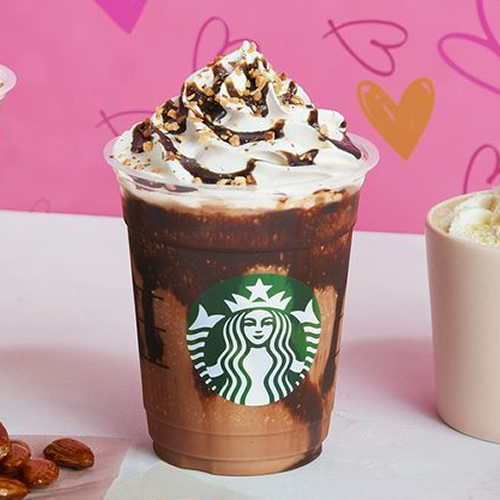 チョコレート with アーモンド プラリネ フラペチーノ