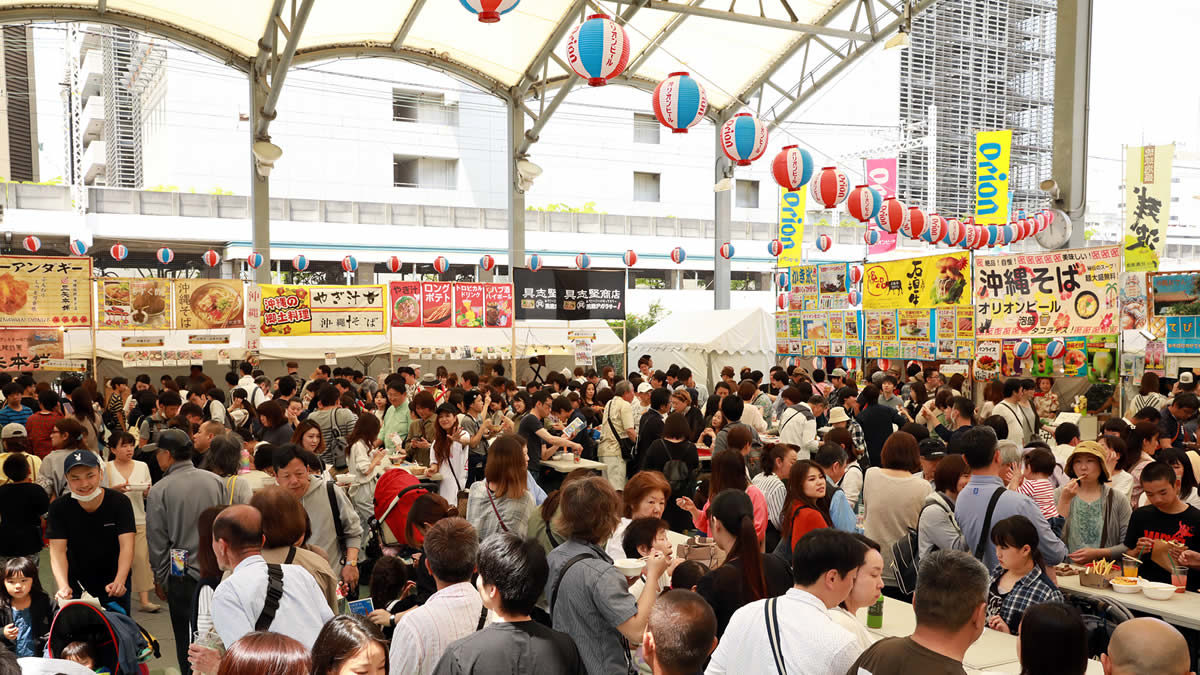 沖縄祭り はいさいフェスタ 川崎ラチッタデッラで9月19日 22日まで ライブ エイサーの観覧 飲食エリア入場は無料事前予約が必要