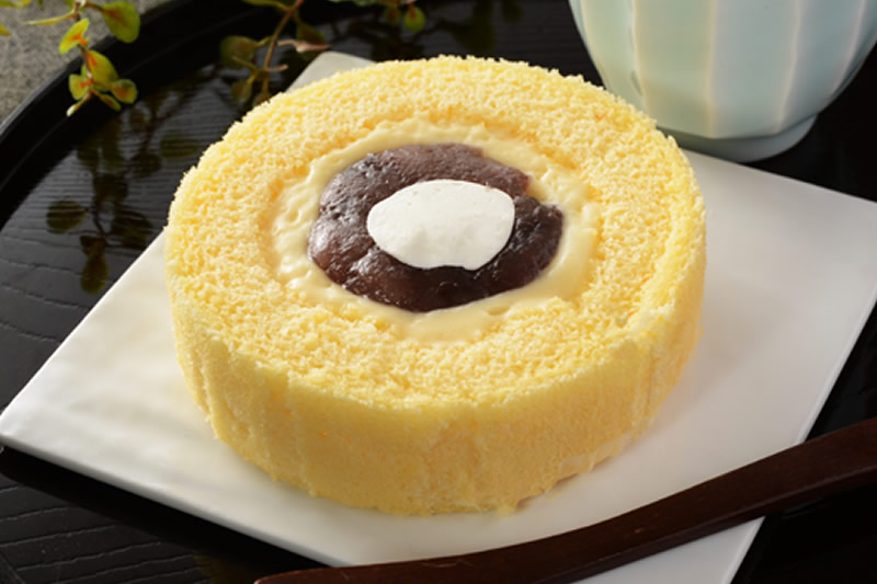 ローソン×八天堂 あんバタかすたーどロール