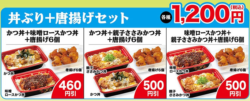 丼ぶり+唐揚げセット