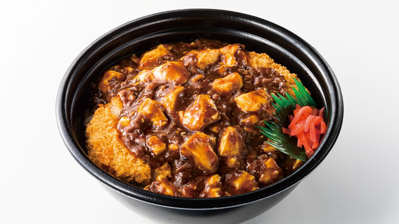 ほっともっと 麻婆かつ丼