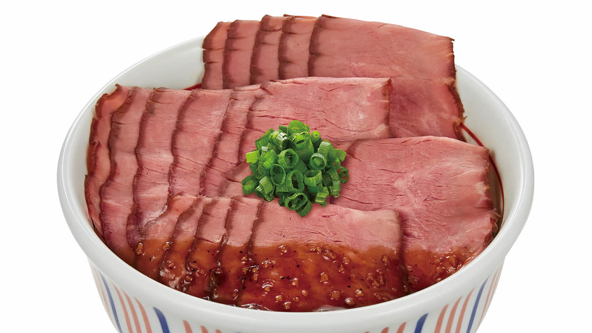 なか卯 ローストビーフ丼 豪快盛