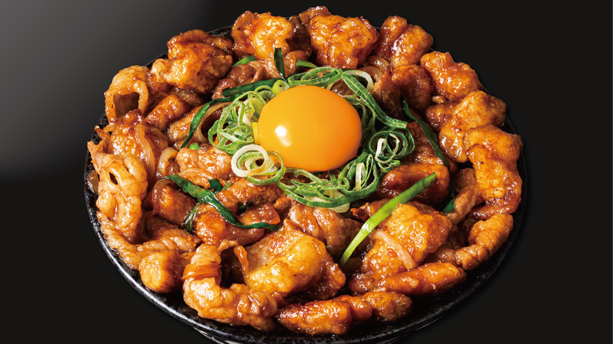 伝説のすた丼屋「すたみな“極”ホルモン丼」