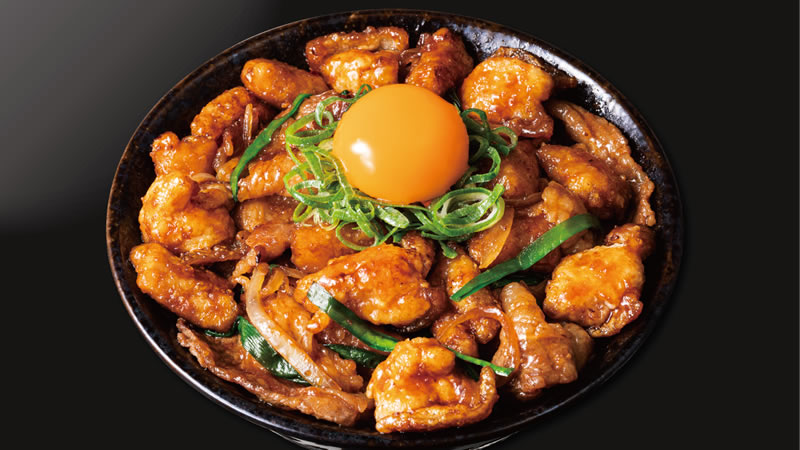 伝説のすた丼屋「すたみな“極”ホルモン丼」