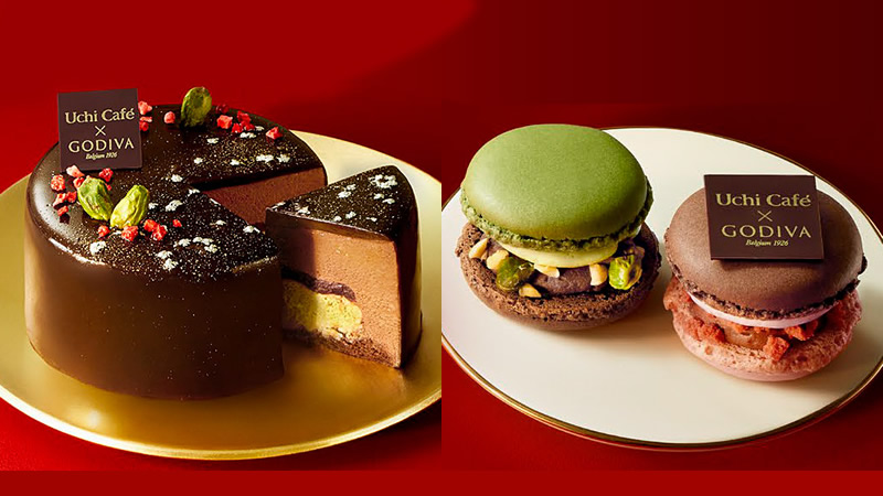 ローソン ゴディバ監修の クリスマスケーキ マカロン 12月12日発売 アイスロール も販売中