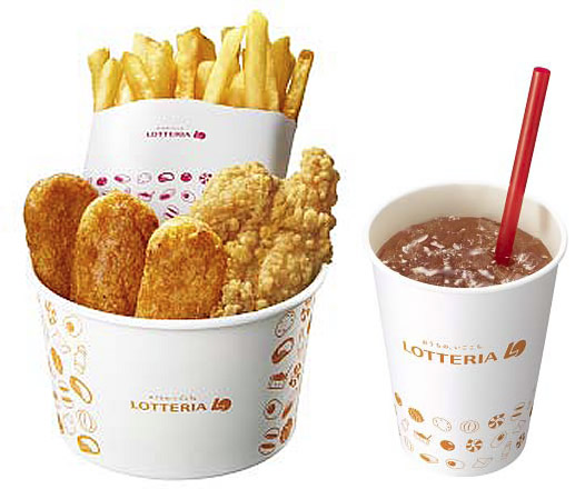 ロッテリア 500円クリぼっチキンパック