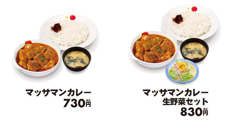 松屋 マッサマンカレー