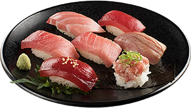 スシロー 天然インド鮪7貫盛り