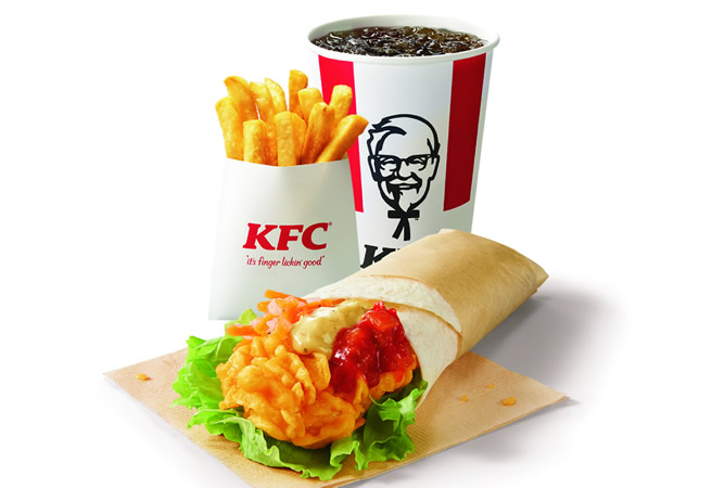 ケンタ500円ランチ ツイスターセット