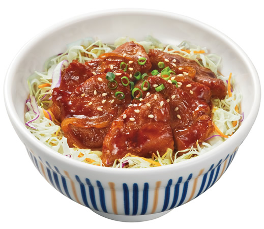 なか卯「豚テキ丼」