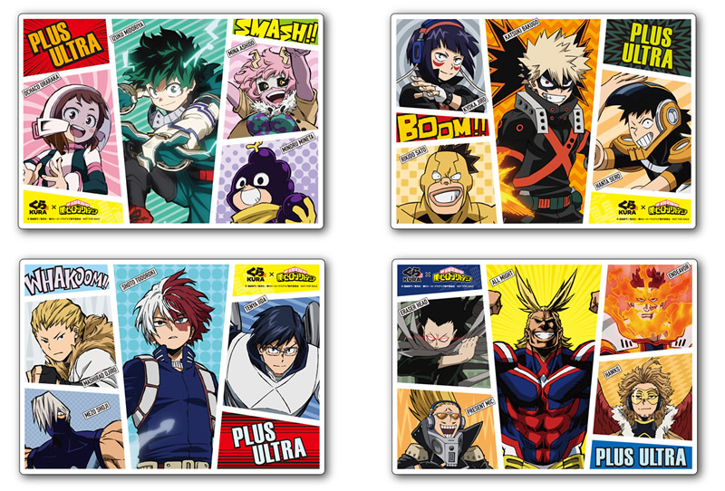 くら寿司 ヒロアカ 下敷き クリアファイル プレゼント 7月2日から ビッくらポンの景品にも