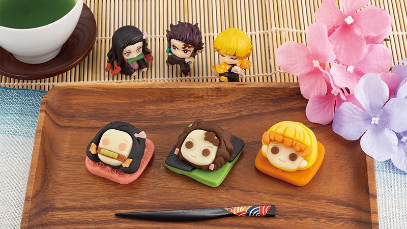 ローソン 食べマス 鬼滅の刃 6月15日発売 炭治郎 禰豆子 善逸がかわいい練り切り和菓子に