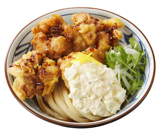 丸亀製麺「タル鶏天ぶっかけうどん」