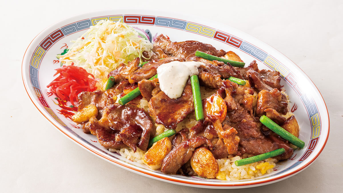 ニンニク肉にく 全力炒飯