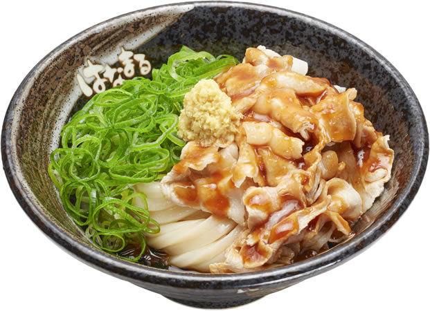ねぎ豚生姜うどん