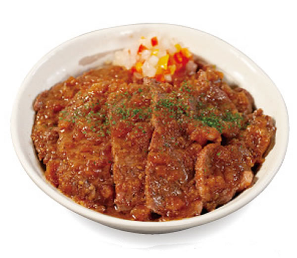 ビフテキ丼ダブル 香味ジャポネソース