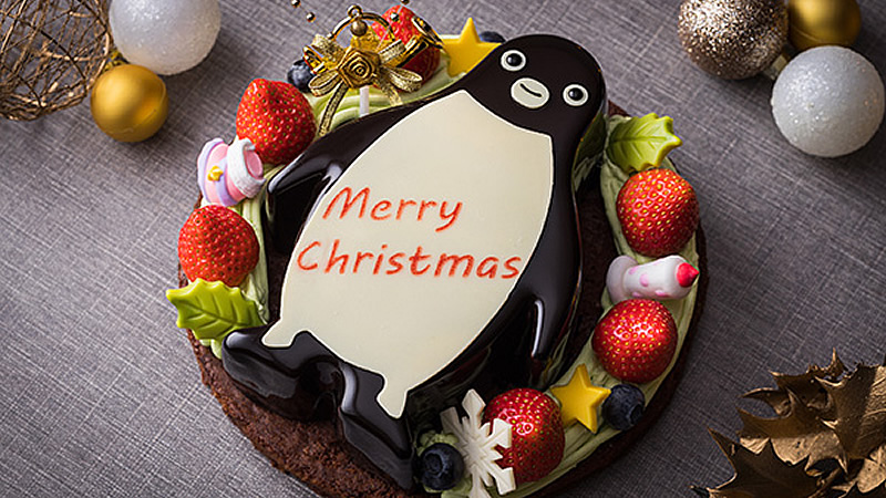 Suicaのペンギン クリスマスリースケーキ