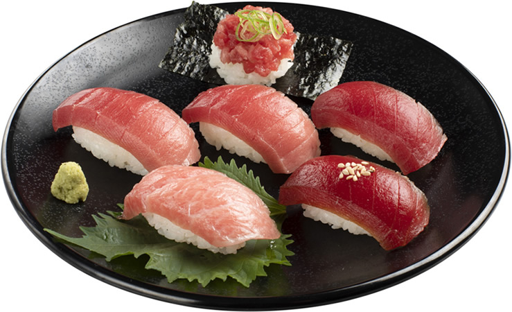天然生本鮪6貫盛り