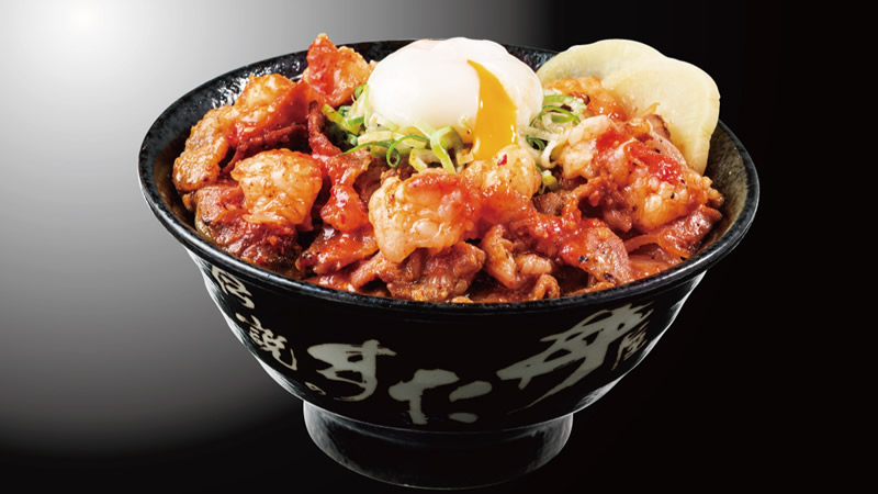 すたみなWホルモン焼肉丼 赤