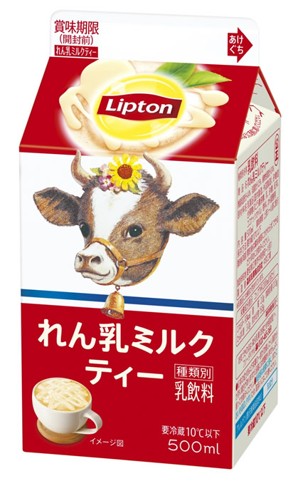 森永乳業「リプトン れん乳ミルクティー」