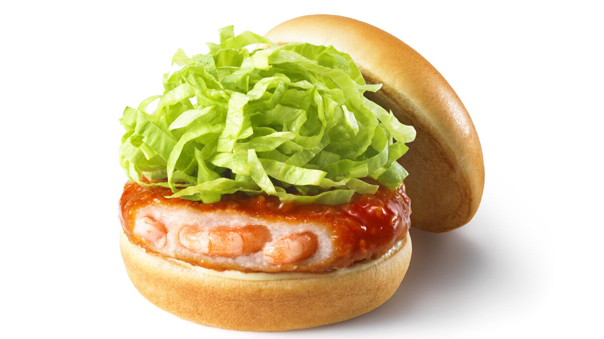 モスバーガー「海老チリ風バーガー」