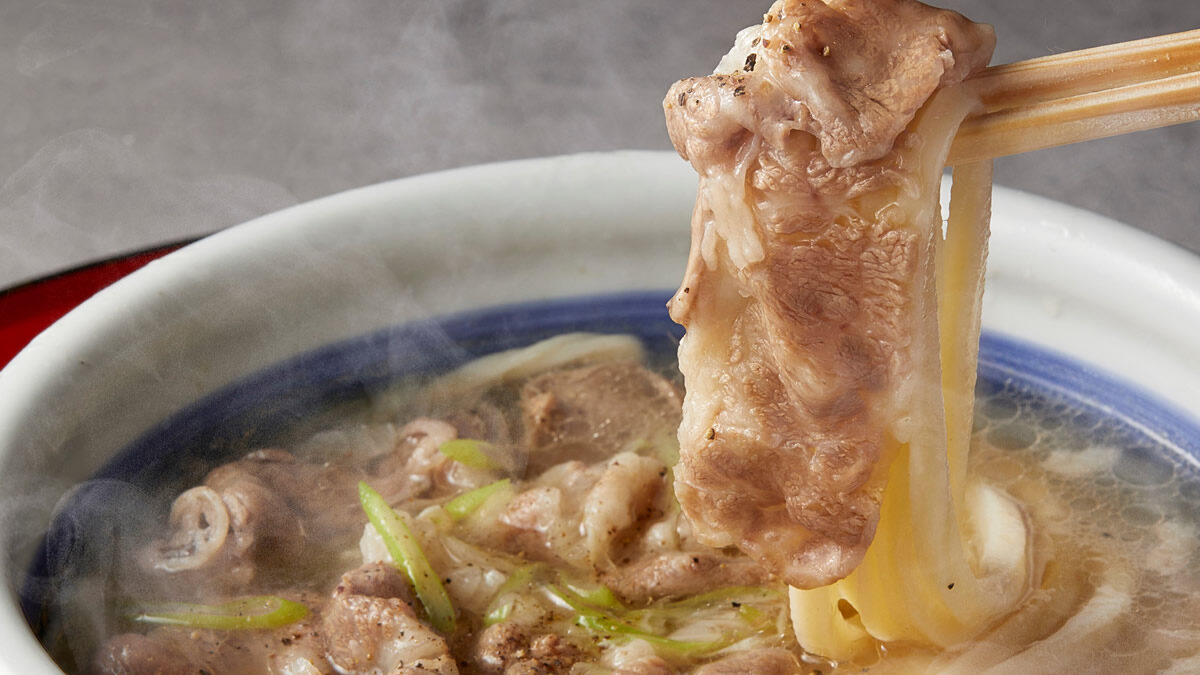 丸亀製麺「神戸牛 旨だしうどん」