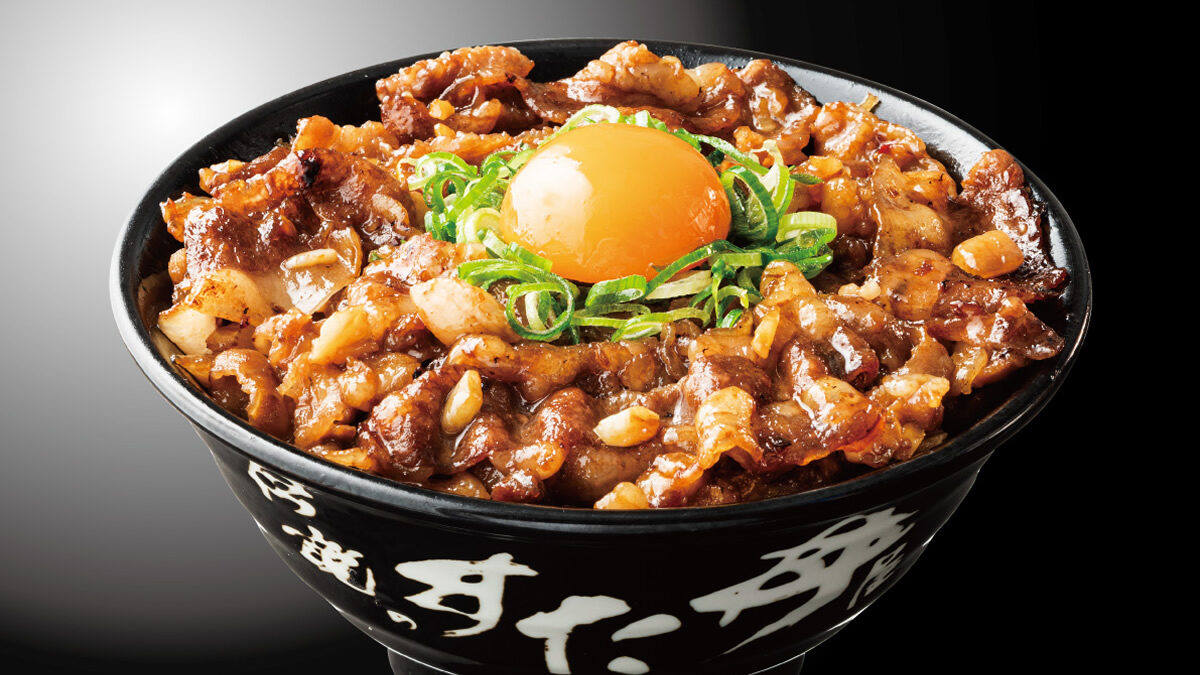 すた丼屋 超こってりを極めた 背脂牛カルビすたみな焼肉丼 12月14日から期間限定発売