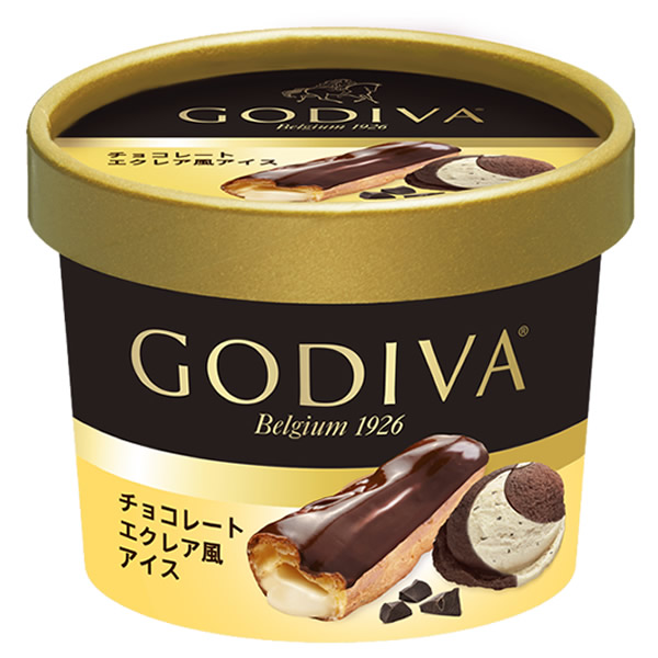 ゴディバカップアイス「チョコレートエクレア風アイス」