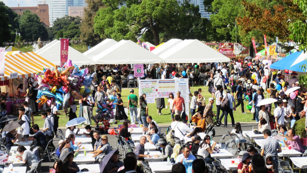 山下公園で「ワールドフェスタ・ヨコハマ2023」10月7日、8日開催