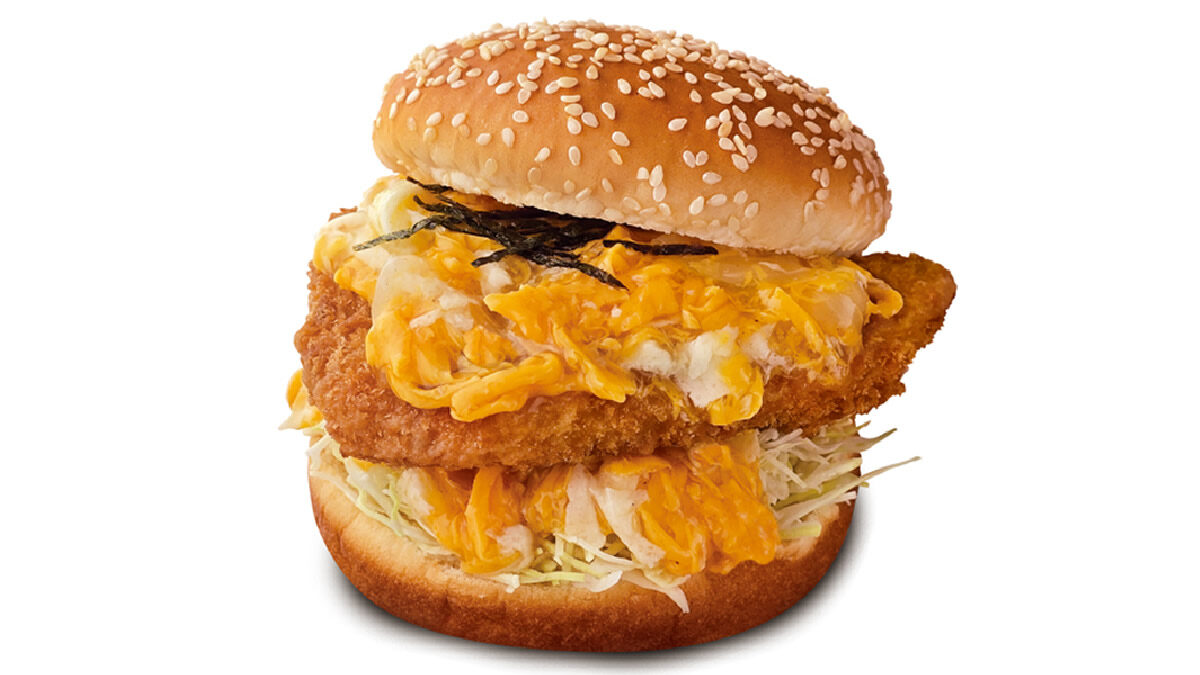ドムドムハンバーガー「かつ丼バーガー」