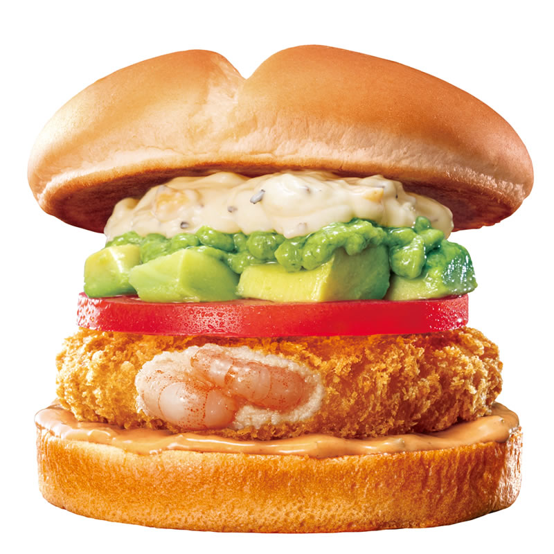アボカドエビバーガー