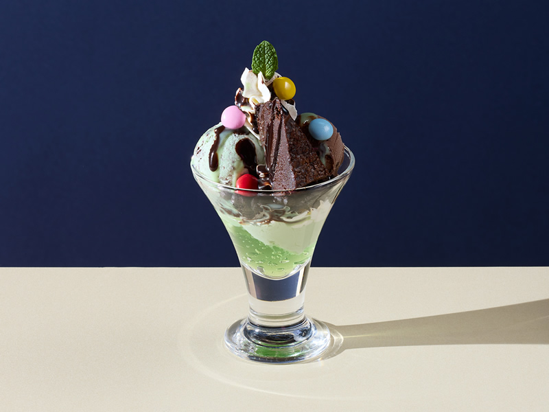 ミニ!チョコミン党パフェ