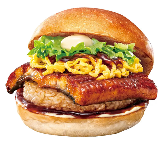 ロッテリア「うな丼バーガー」