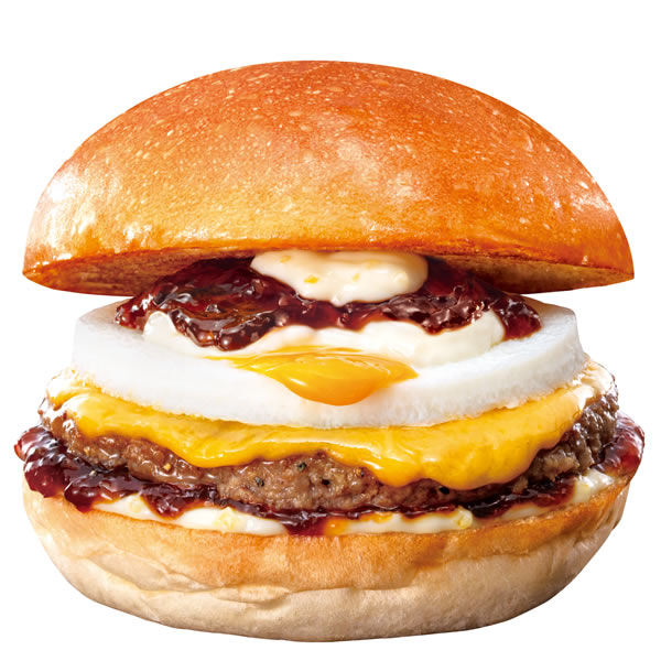 和風半熟月見 絶品チーズバーガー
