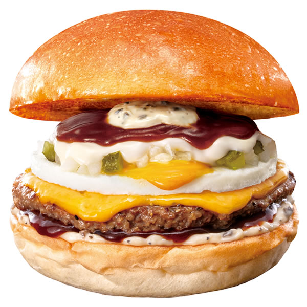 トリュフ薫る半熟月見 絶品チーズバーガー