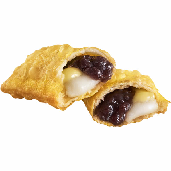 あんバターとおもちの月見パイ