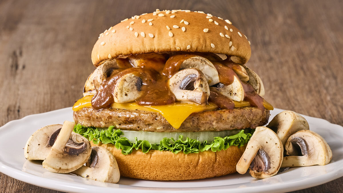 フレッシュネス トリプルマッシュルームチーズバーガー