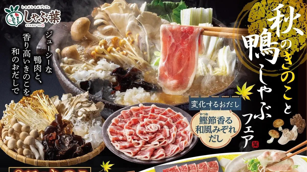 しゃぶ葉 鴨しゃぶ食べ放題コース
