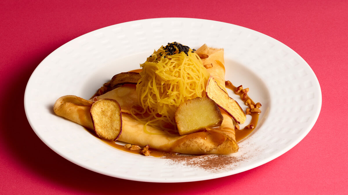 おいもンブランのクレープ