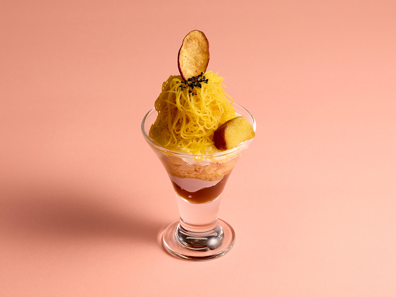 おいもンブランのミニパフェ