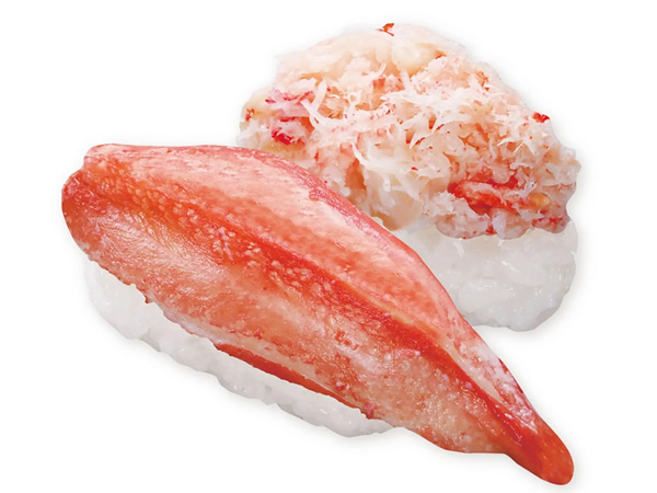 本ズワイガニ二種盛り