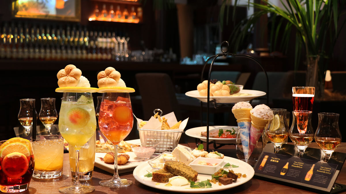 チョーヤ銀座バー「梅づくしアフタヌーンティー」