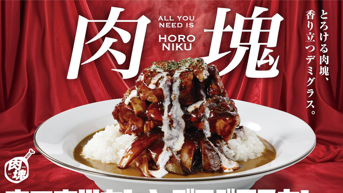 ココイチ「ホロ肉ドカンとデミグラスカレー」