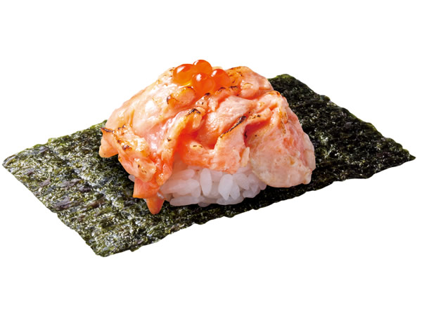 山盛り 炙りとろサーモンつつみ