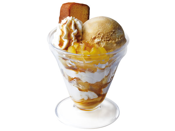 りんごとプリンのスイートキャラメルパルフェ