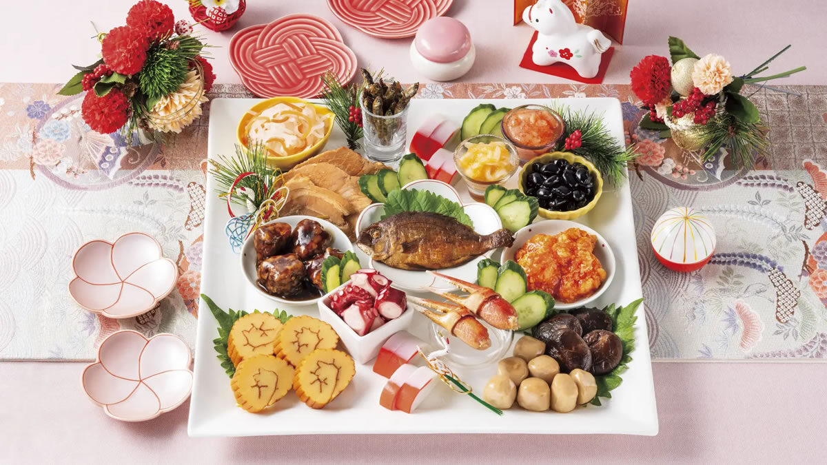 ごちそうおせち(15種、本体価格3,000円/税込3,240円)