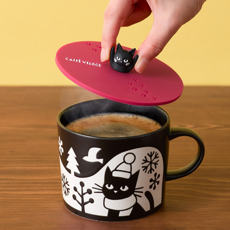 黒ねこシリコンマグカバー